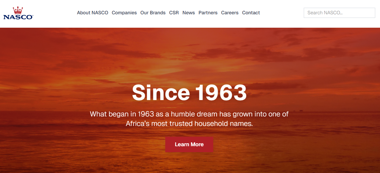 NASCO Landing Page Redesign
